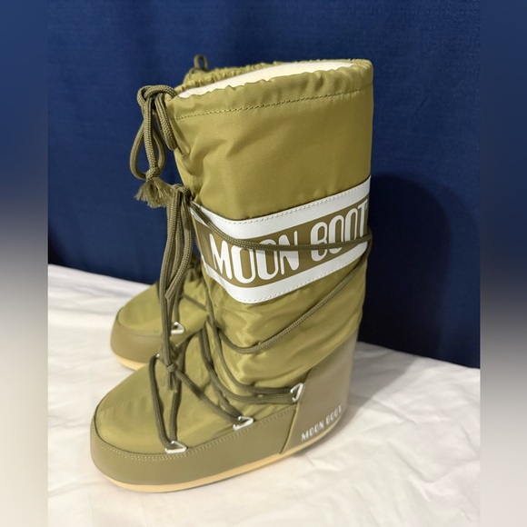 Moon Boot Shoes - Moon Boot Khaki Winter Footwear